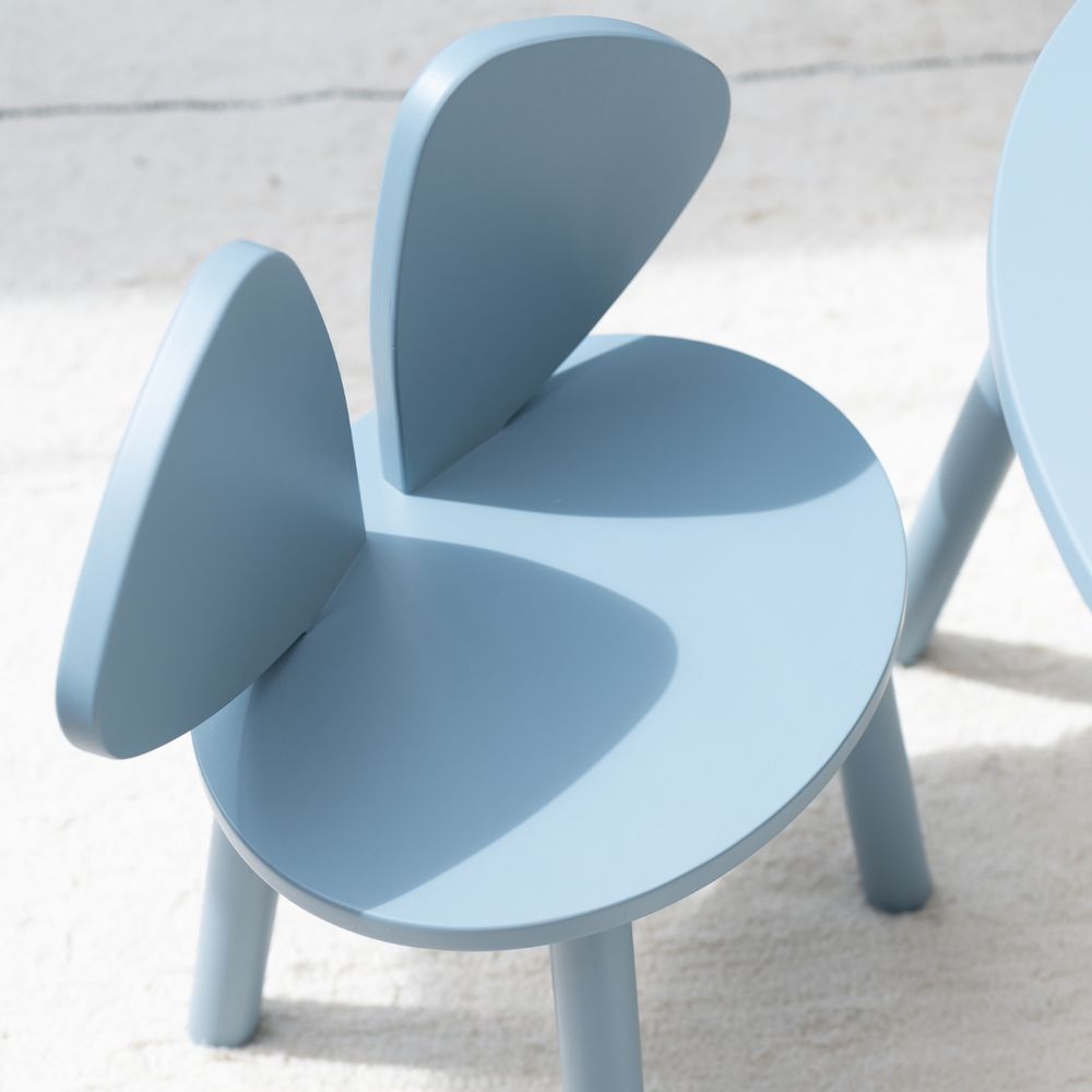 Nofred - Birch Mouse Chair - Light Blue