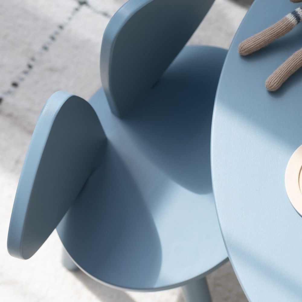 Nofred - Birch Mouse Chair - Light Blue