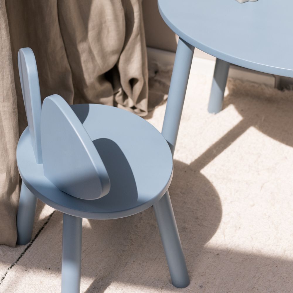 Nofred - Birch Mouse Chair - Light Blue