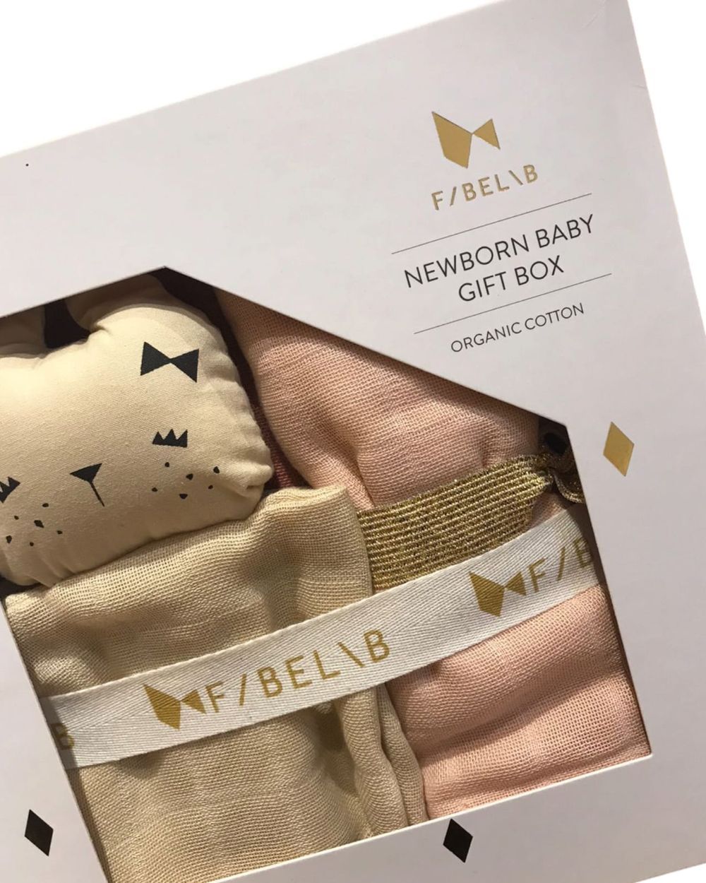 Fabelab - Newborn Baby Gift Box - Dusty Rose