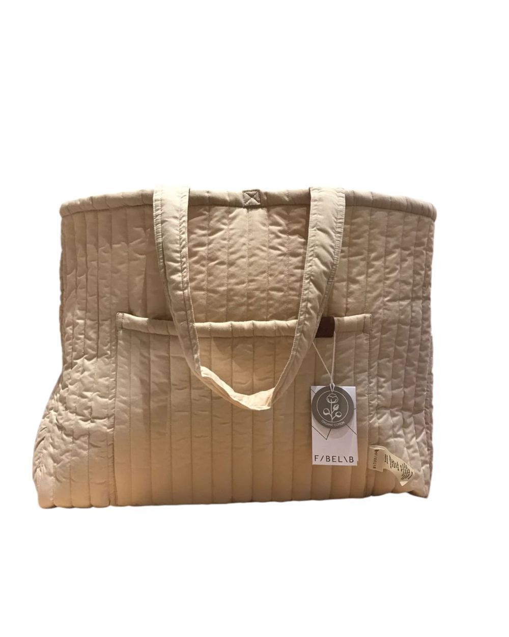 Fabelab - Quilted Tote Bag - Wheat