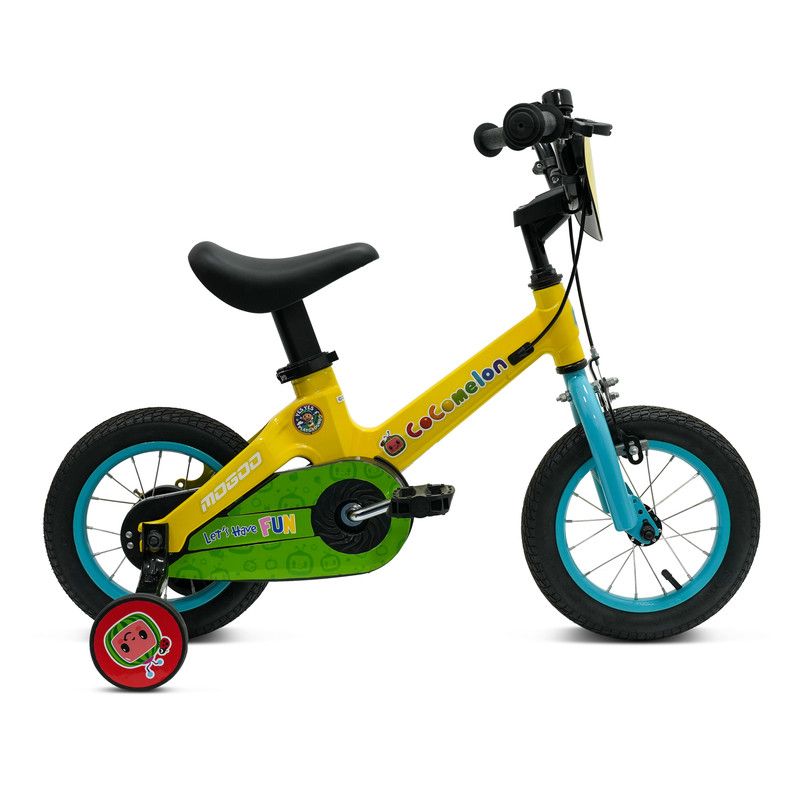 Mogoo - Cocomelon Play Kids Magnesium Bike - Yellow - 12-Inch