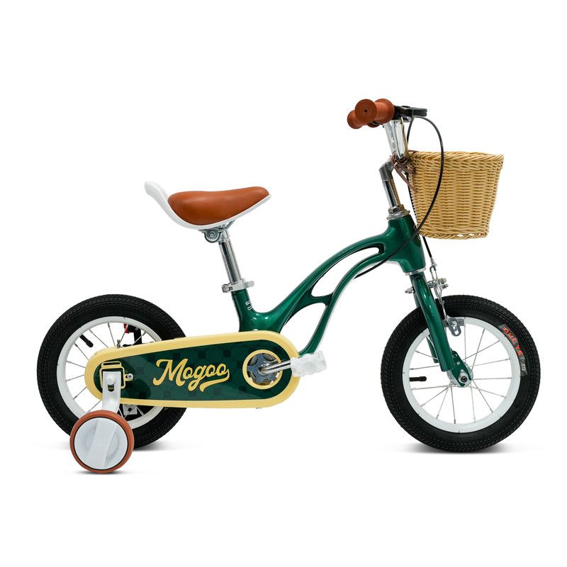 Mogoo - Flyer Magnesium Kids Bike - Green - 12-Inch