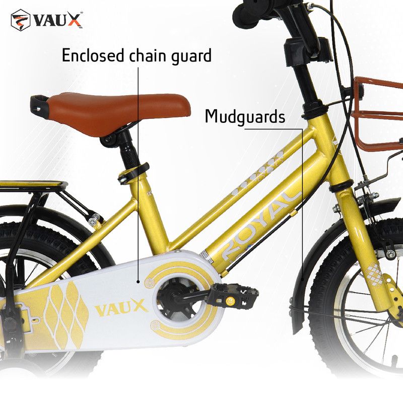 Vaux - Royal Kids Bicycle - Gold - 12-Inch