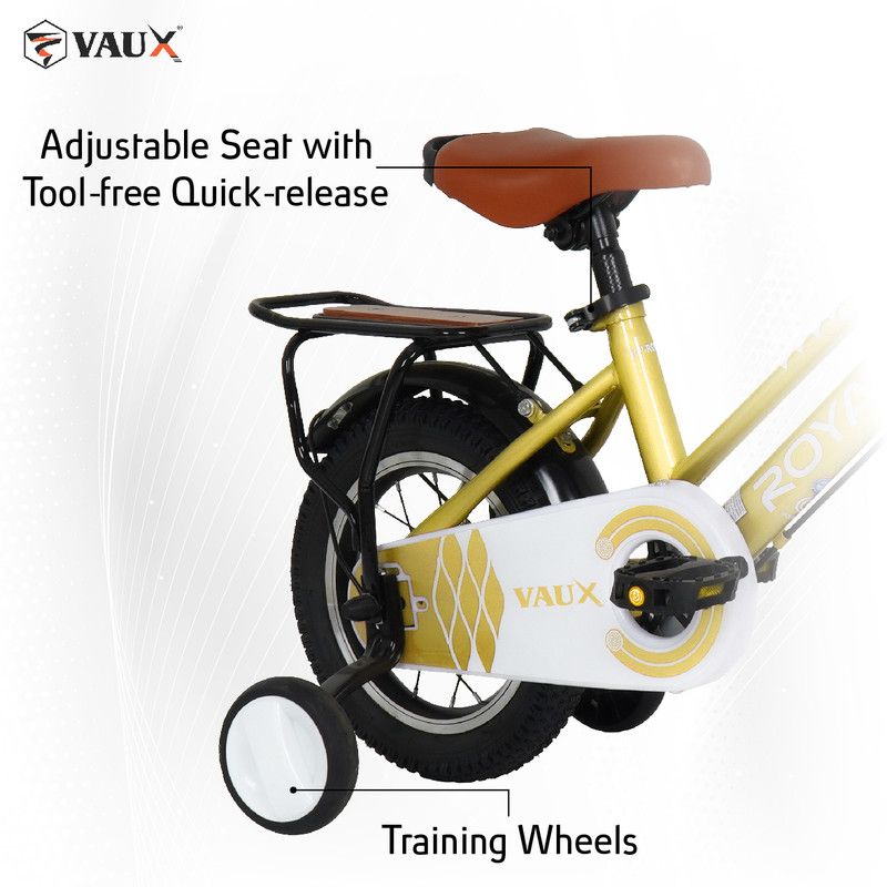 Vaux - Royal Kids Bicycle - Gold - 12-Inch