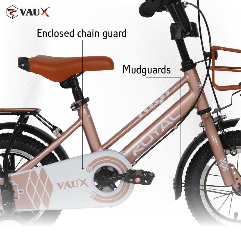 Vaux - Royal Kids Bicycle - Rose Gold - 12-Inch