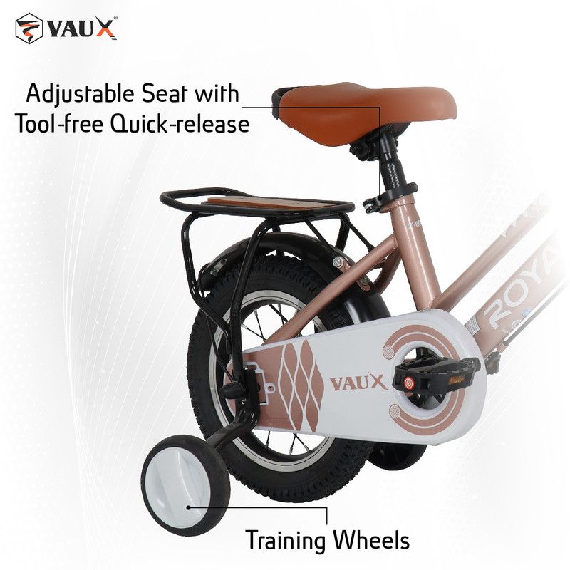 Vaux - Royal Kids Bicycle - Rose Gold - 12-Inch