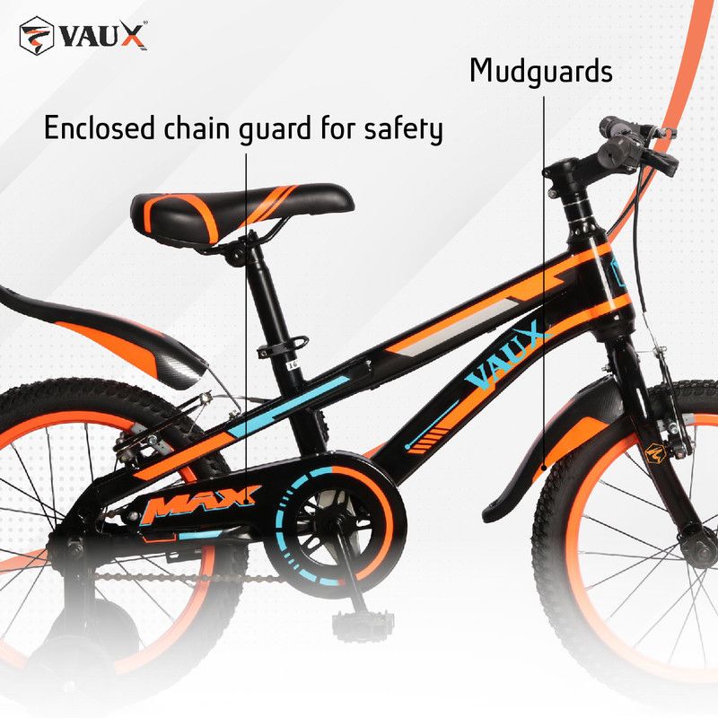 Vaux - Max Kids Bicycle - Orange - 14 Inch