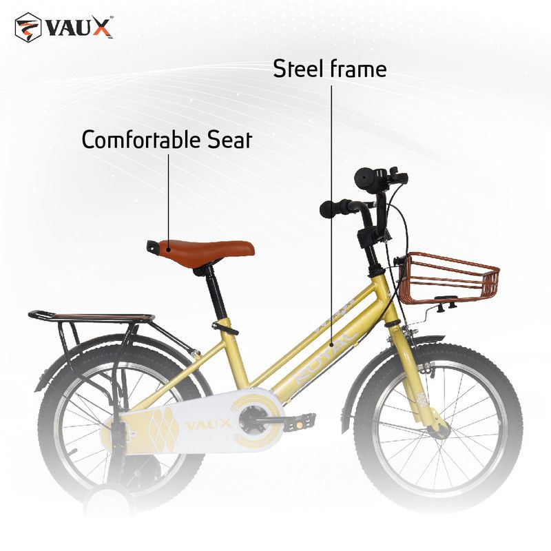 Vaux - Royal Kids Bicycle - Gold - 16-Inch