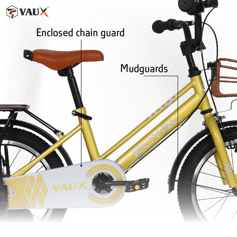 Vaux - Royal Kids Bicycle - Gold - 16-Inch