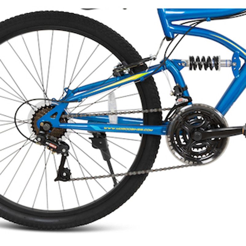 Mogoo - Aviator Dual Suspension Mountain Bike - Blue - 26-Inch