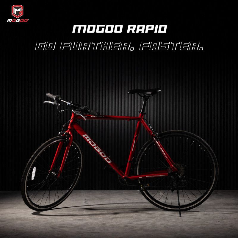 Mogoo - Rapid Hybrid Bike 700c - Red