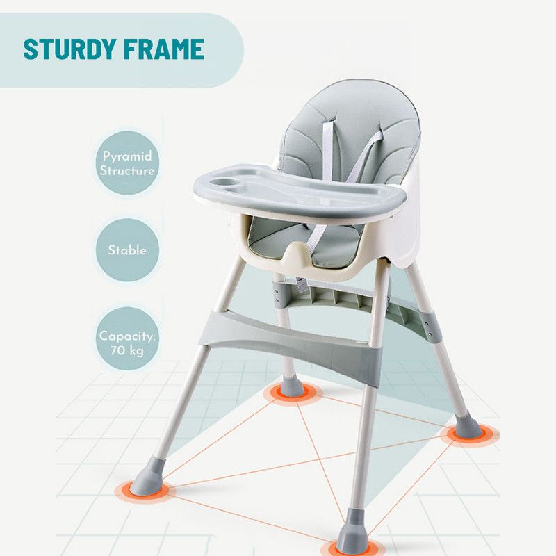 Lovely Baby - High Chair - Azure