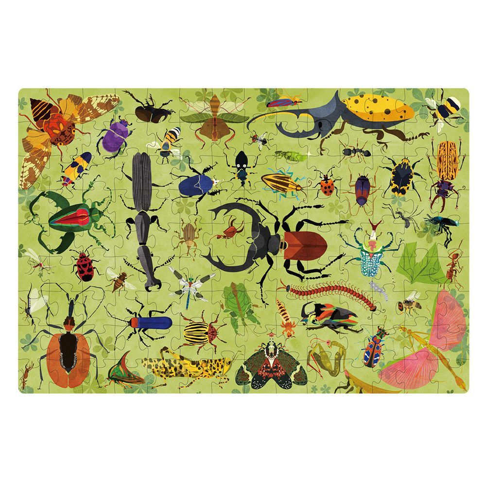 Mideer - Let's Learn Educational Puzzle - Insect World - 126pcs