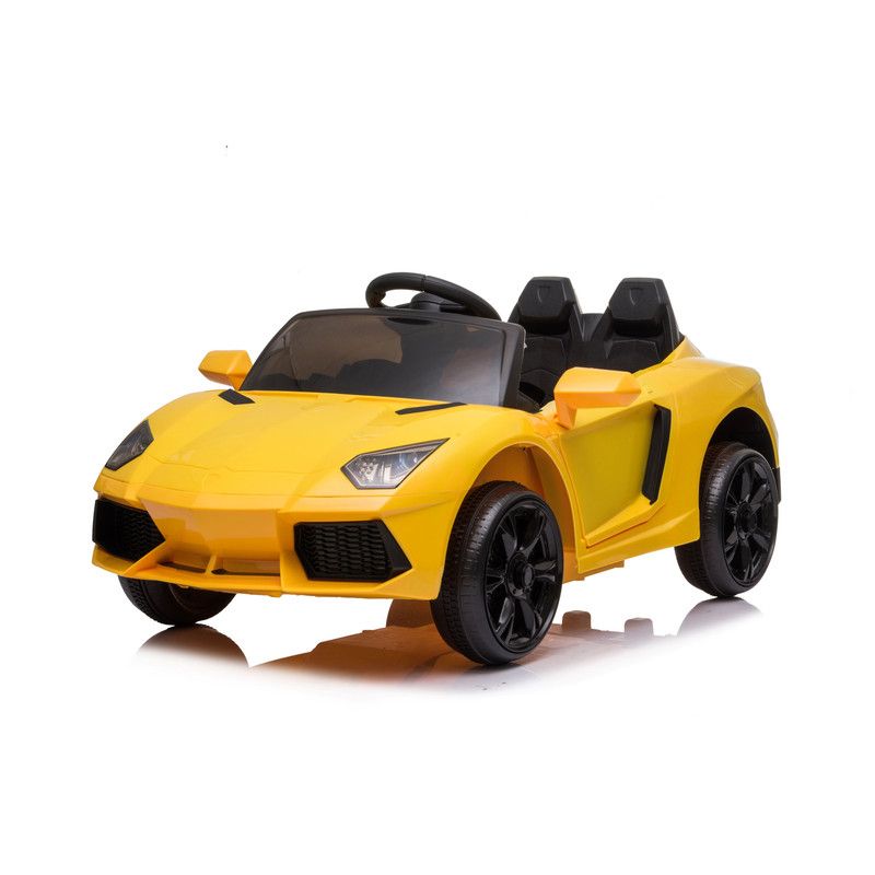 Lovely Baby - Rechargeable Ride On Super Car For Kids 12V - Yellow