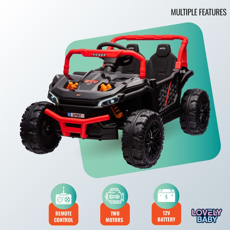 Lovely Baby - UTV Powered Ride-On Car - Black