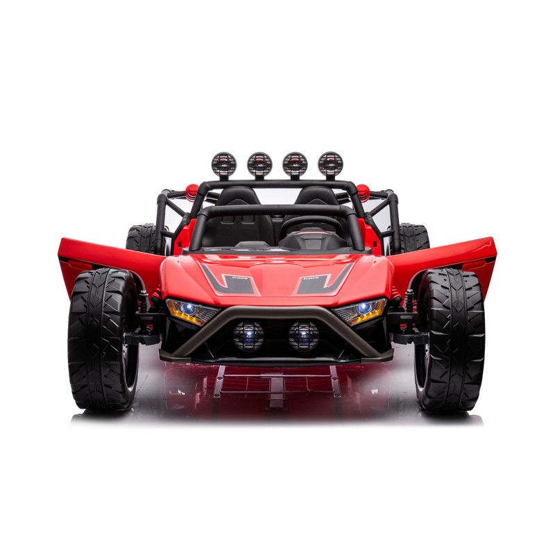 Lovely Baby - Super Monster Powered Ride-On Car - Red