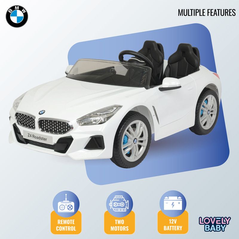 Lovely Baby - BMW Z4 Roadster Powered Ride-On Car - White