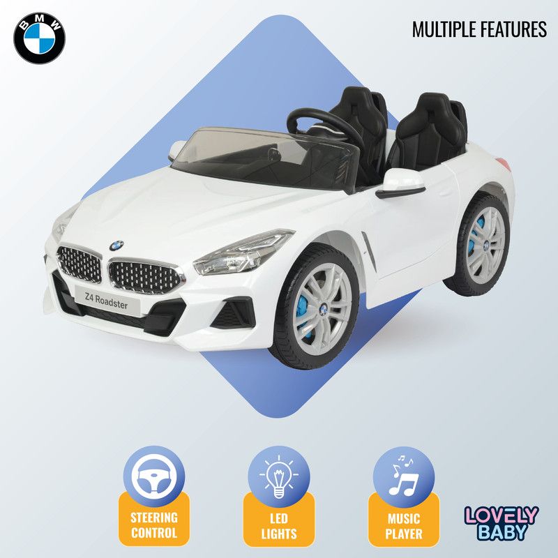 Lovely Baby - BMW Z4 Roadster Powered Ride-On Car - White