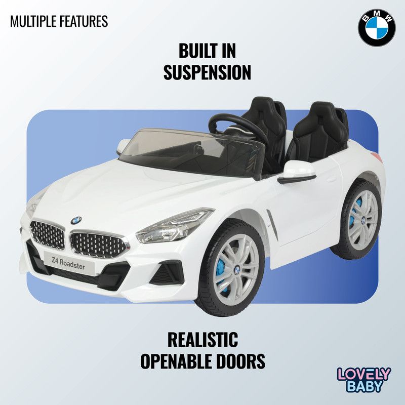 Lovely Baby - BMW Z4 Roadster Powered Ride-On Car - White