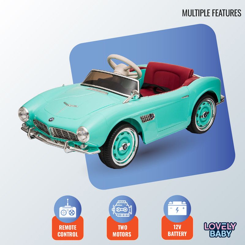 Lovely Baby - BMW 507 Classic Ride-On for Kids - Blue