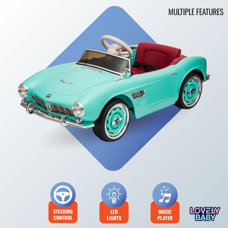 Lovely Baby - BMW 507 Classic Ride-On for Kids - Blue