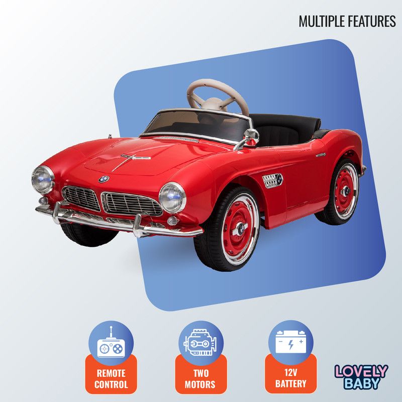 Lovely Baby - BMW 507 Classic Ride-On for Kids - Red