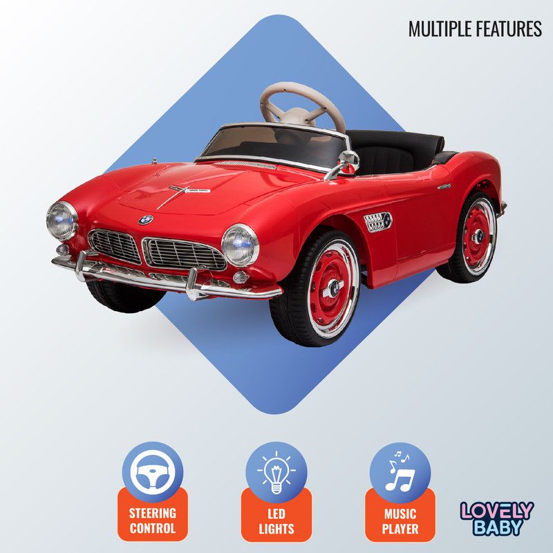 Lovely Baby - BMW 507 Classic Ride-On for Kids - Red