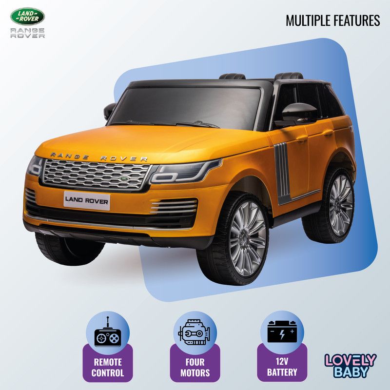 Lovely Baby - Range Rover Electric Ride-On Car - Matt Gold