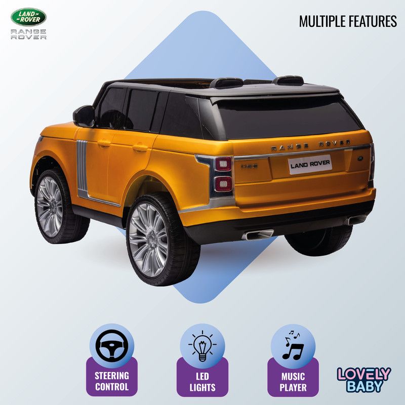 Lovely Baby - Range Rover Electric Ride-On Car - Matt Gold