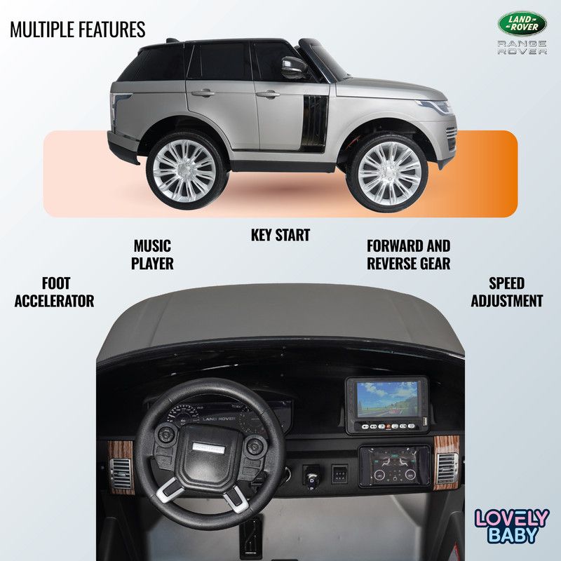 Lovely Baby - Range Rover Electric Ride-On Car - Matt Grey