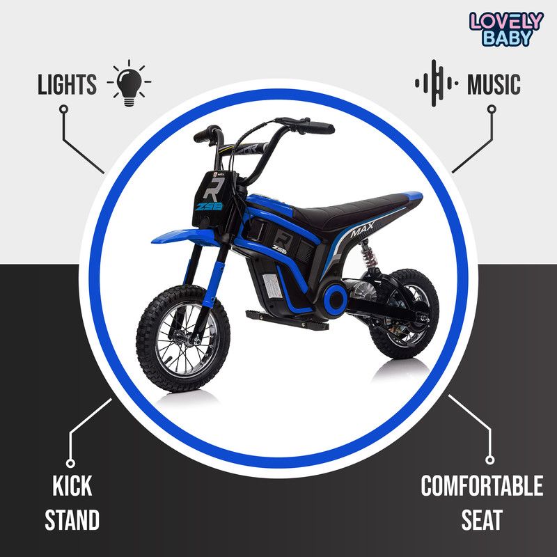 Lovely Baby - Hollicy Dirt Bike For Kids - Blue