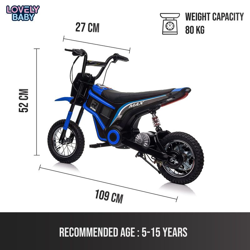 Lovely Baby - Hollicy Dirt Bike For Kids - Blue