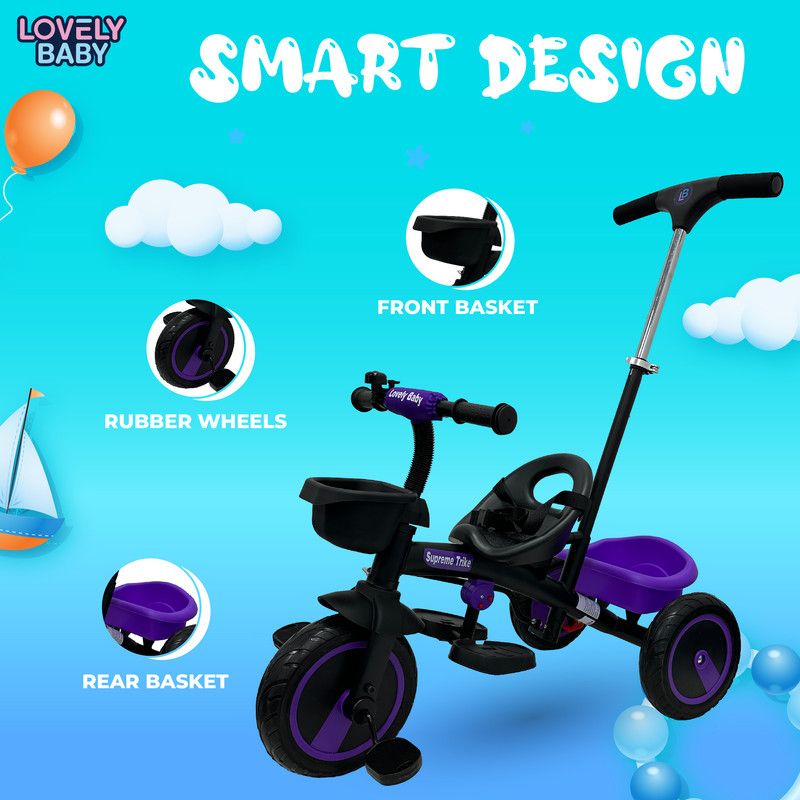 Lovely Baby - Luv Lap Kids Tricycle - Purple