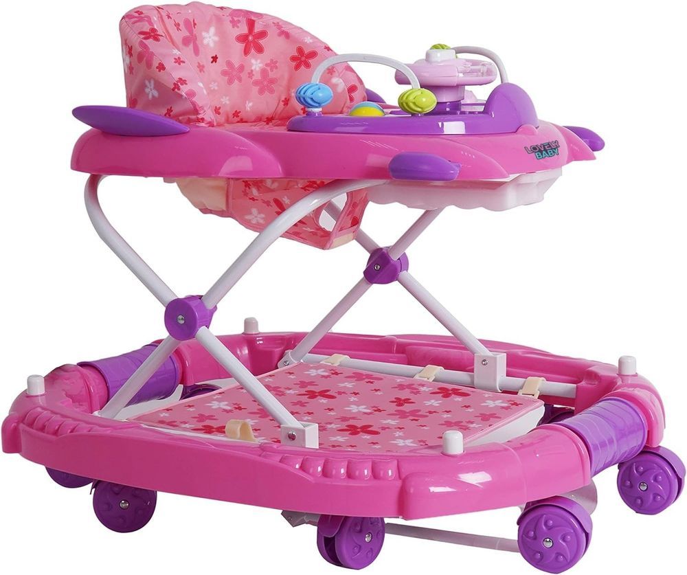 Lovely Baby - Rocking Baby Walker - Pink