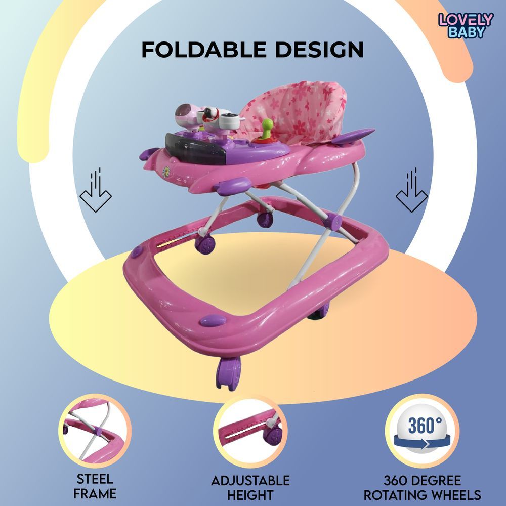 Lovely Baby - Cosmic Baby Walker - Pink