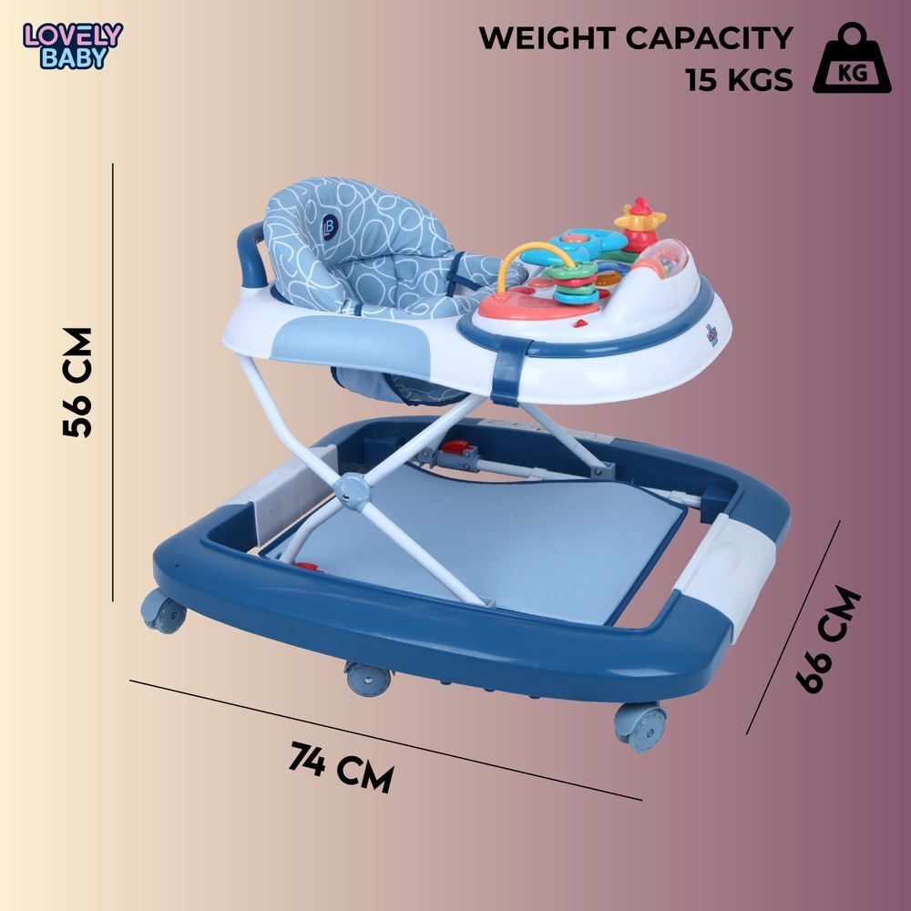 Lovely Baby - Dash Baby Walker - Blue