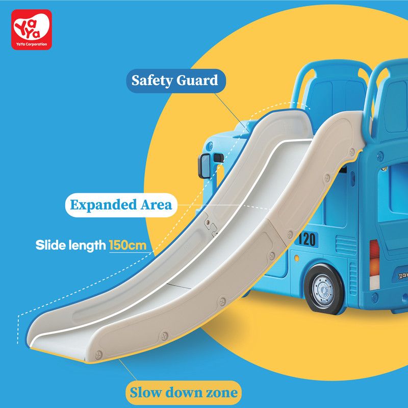 YaYa - Bus Slide For Kids - Blue