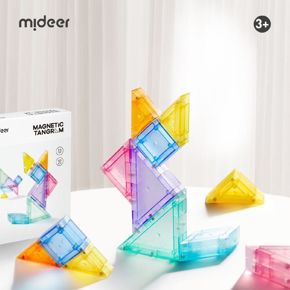 Mideer - Magnetic Tangram Building Toy