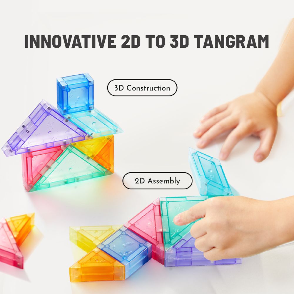 Mideer - Magnetic Tangram Building Toy