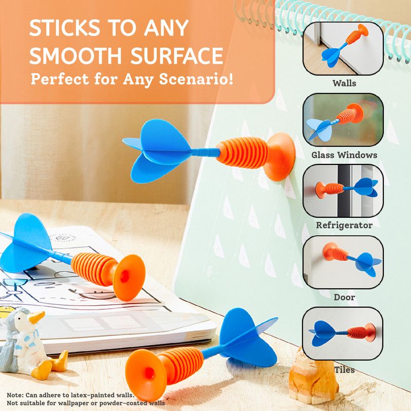 Mideer - Suction Dart & Target Sticker Set - 3 Pcs