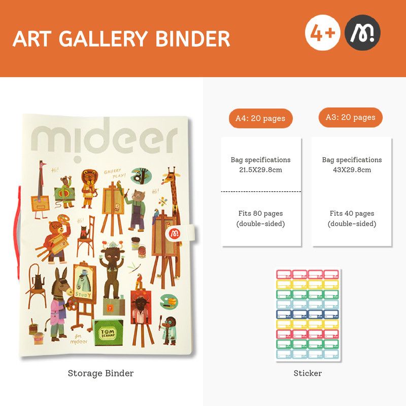 Mideer - Art Gallery Binder