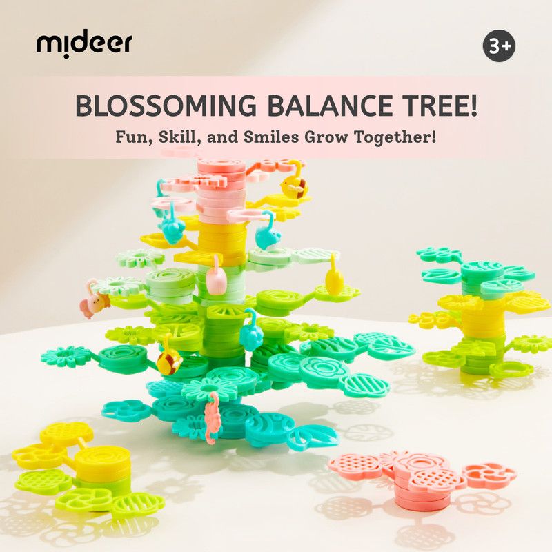 Mideer - Floral Balancing Blocks 82Pcs