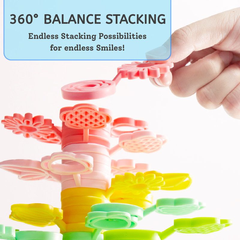 Mideer - Floral Balancing Blocks 82Pcs