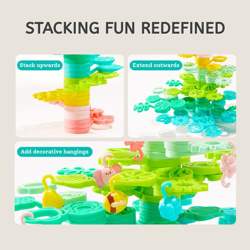 Mideer - Floral Balancing Blocks 82Pcs