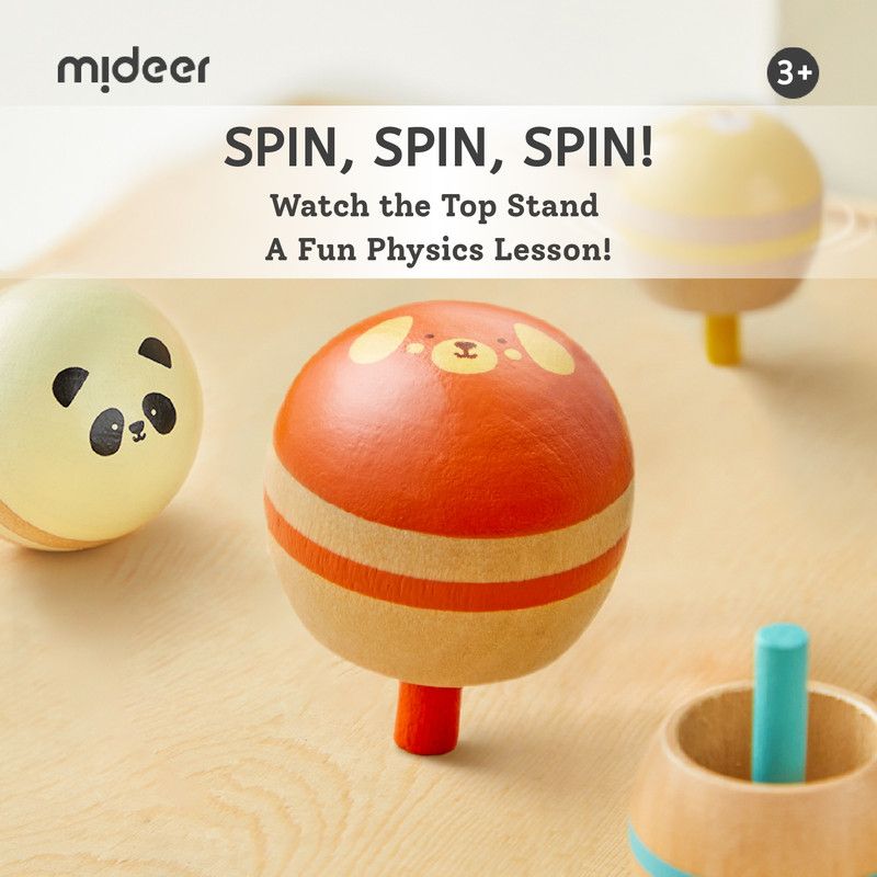 Mideer - Spinning Top - Naughty Cat