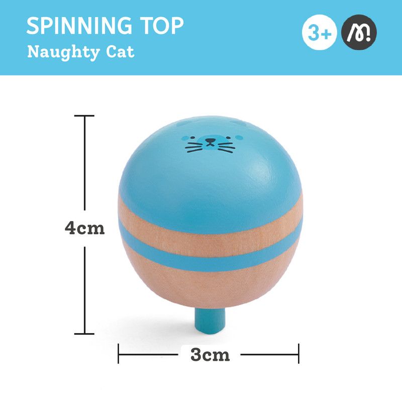 Mideer - Spinning Top - Naughty Cat