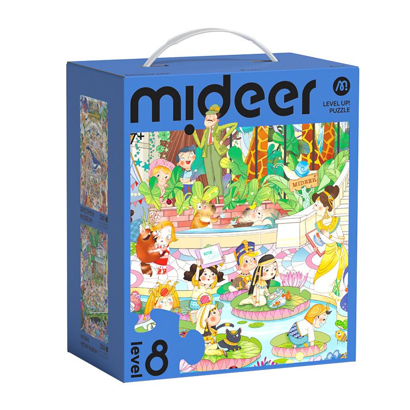 Mideer - 2-in-1 Level Up Puzzle - History Museum - Level 8 - 610pcs