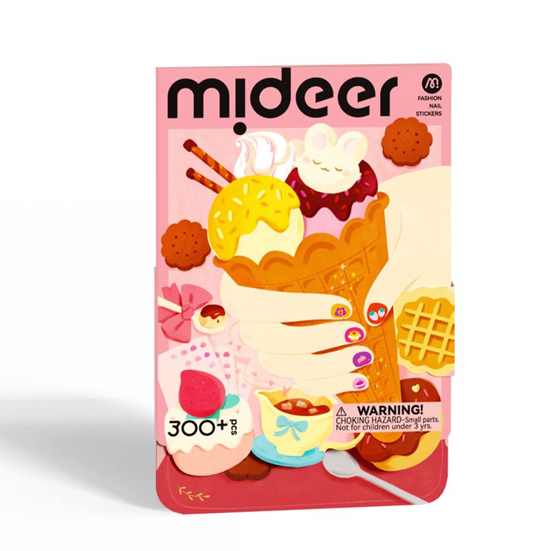 Mideer - Nail Stickers - Dessert Party - 300 Pcs