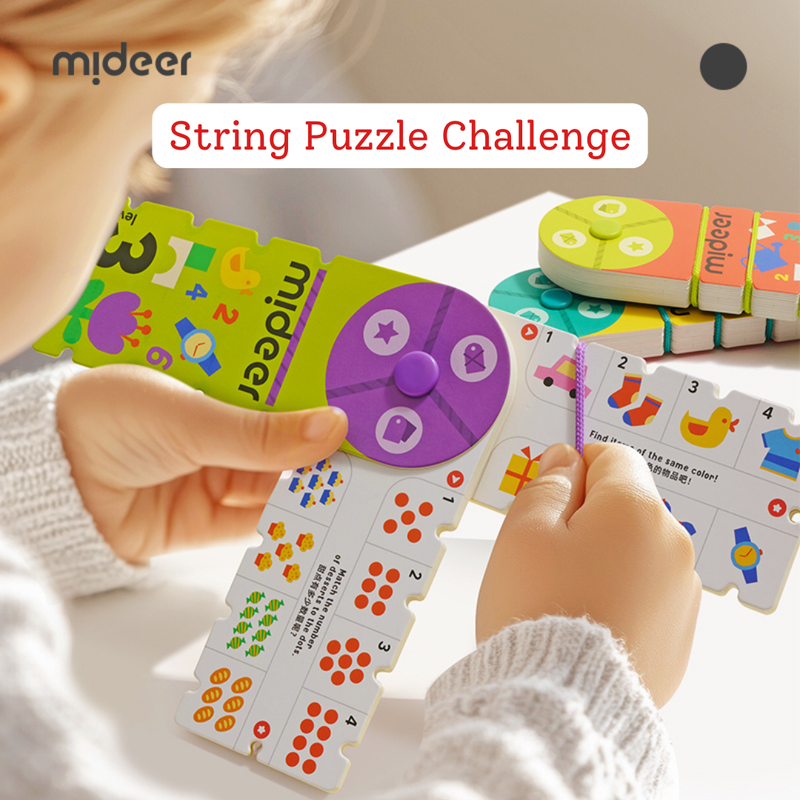 Mideer - Match & Connect String Puzzle